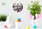 He is Risen Sign Wreath for Front Door Decor Religious Cross Easter Hanging Door Decorations, Farmhouse Flower He is Risen Door Sign Hanger for Home Spring Wall Indoor Outdoor Decorations